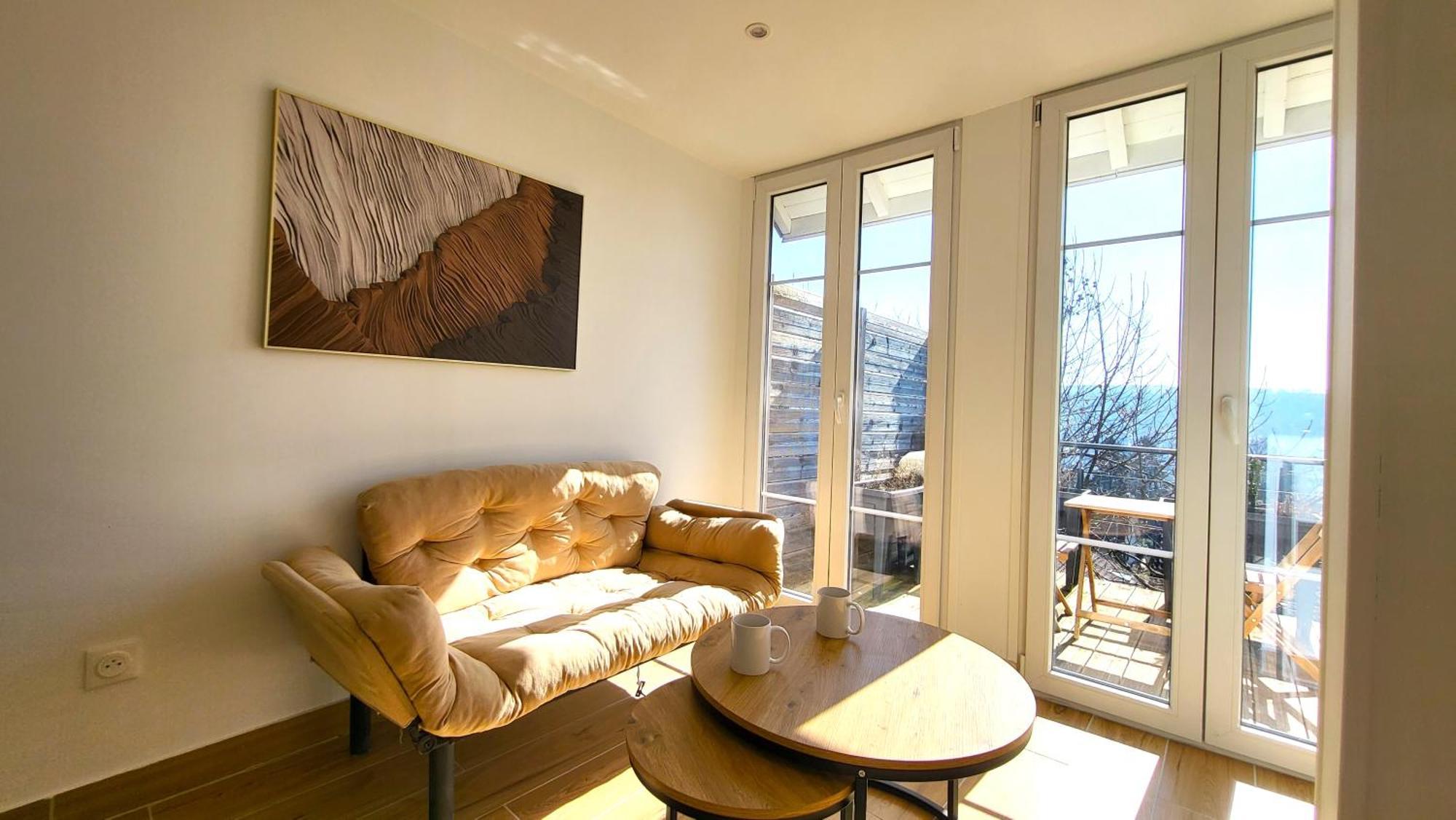 Le Bellevue - Beaux Appartements Avec Vue Splendide Палезо Екстериор снимка