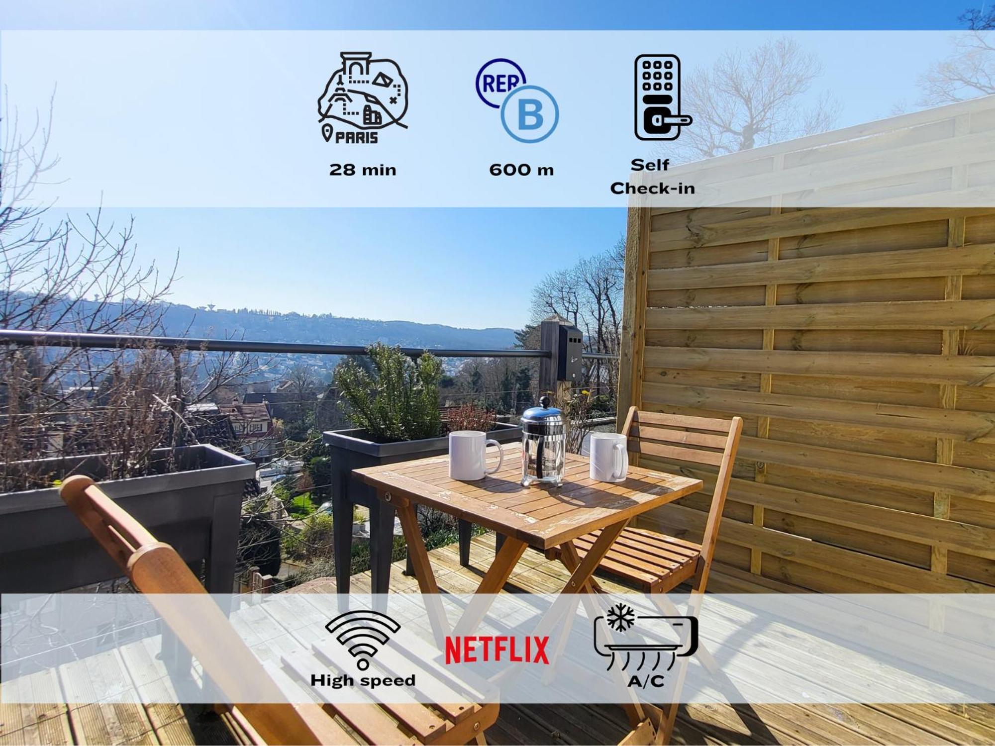 Le Bellevue - Beaux Appartements Avec Vue Splendide Палезо Екстериор снимка
