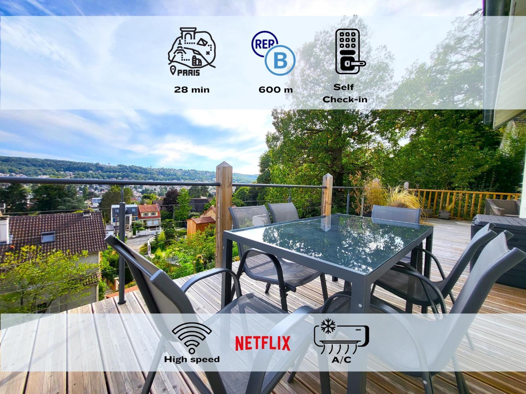 Le Bellevue - Beaux Appartements Avec Vue Splendide Палезо Екстериор снимка